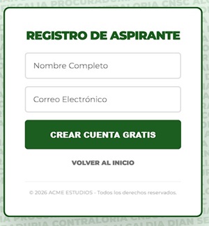 Registro Aspirante